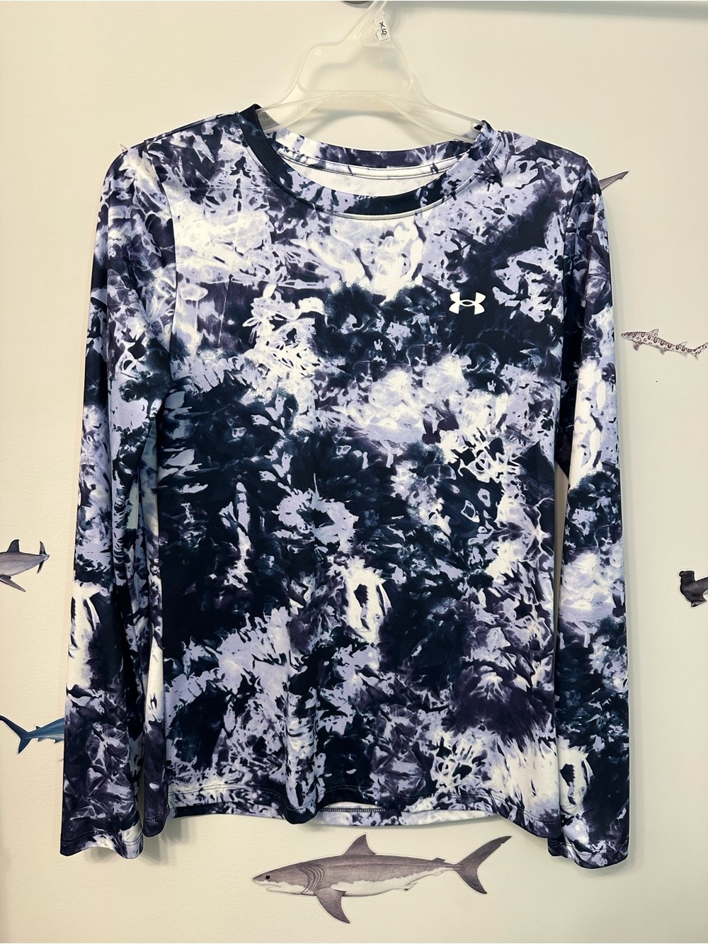 Under Armour Women’s Long Sleeve Tie-Dye Performance Top, size S
